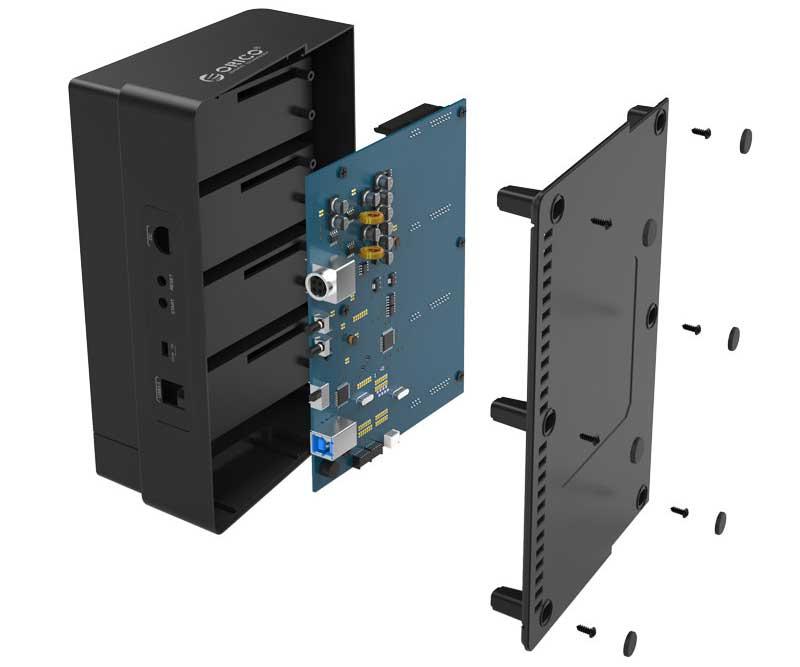 Dock ổ cứng clone 1 ra 3 USB3.0 6648US3-C - Hàng Chính Hãng