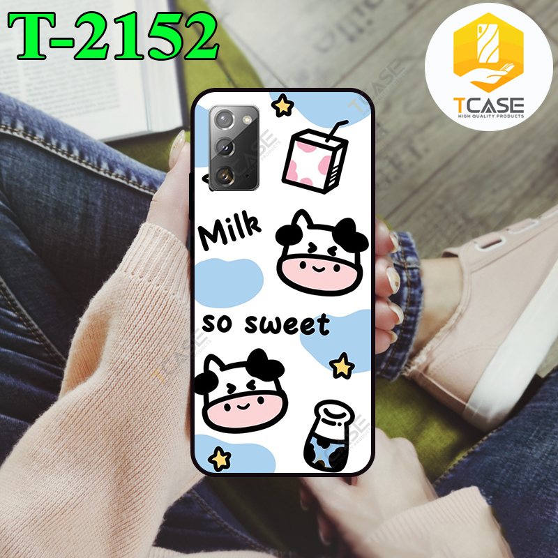 Ốp lưng Tcase dành cho Samsung Galaxy Note 20 in hình bò sữa