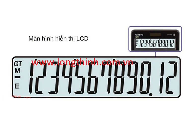 [HCM]Máy tính Casio 12 số DX-12B (màn hình rộng)