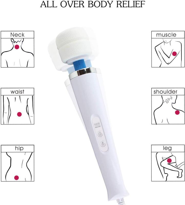 Máy massage rung HV280 30 Cấp độ - Magic Wand massager with 30 vibration patterns Powerful Speeds - Mang đến cảm giác thoải mái, dễ chịu khắp toàn thân body