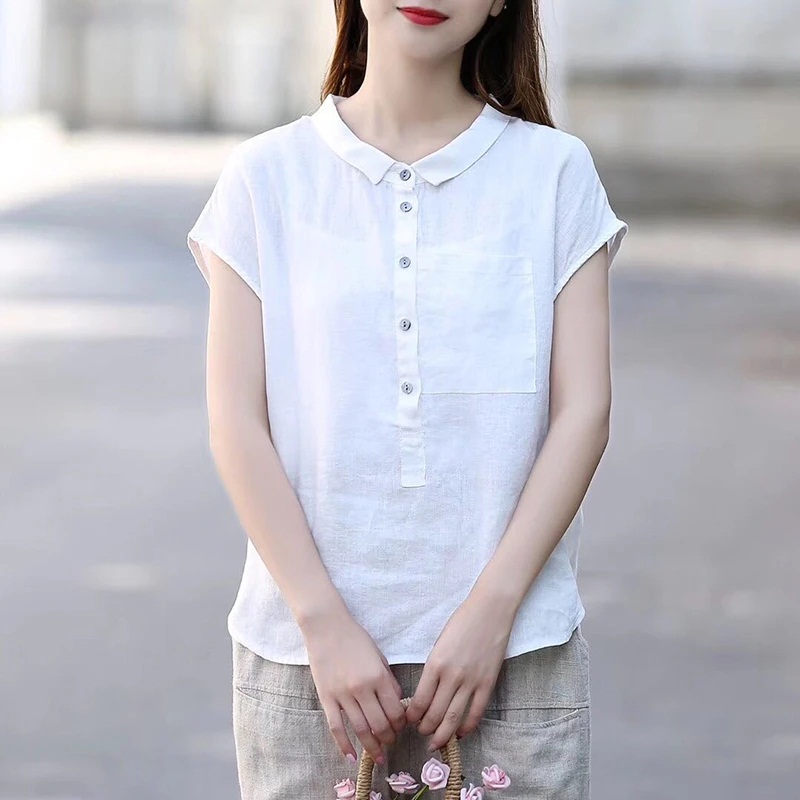 Áo linen thời trang free style