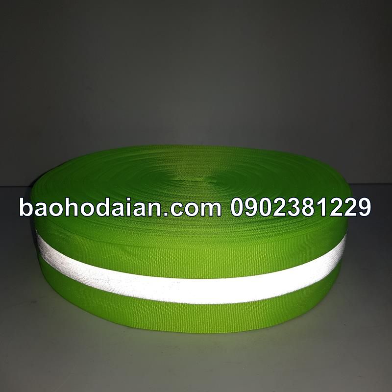 Dây phản quang vải cảnh báo công trình