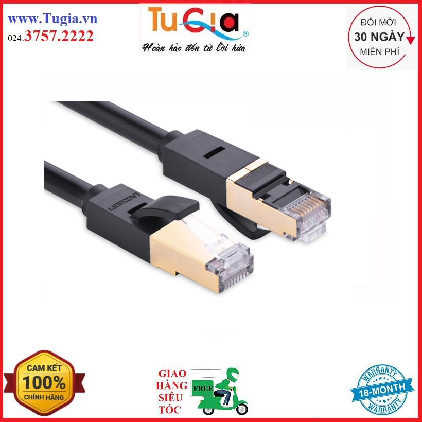 Cáp mạng đúc sẵn Cat7 dài 2m tròn Ugreen 11269-Hàng Chính Hãng