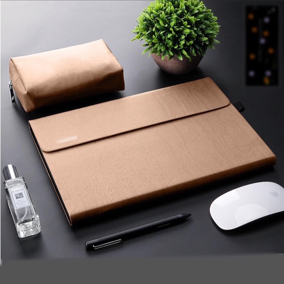 Combo Bao Da Vân Gỗ Cao Cấp Cho Surface Pro 4, 5, 6, 7 Thương Hiệu Taikesen