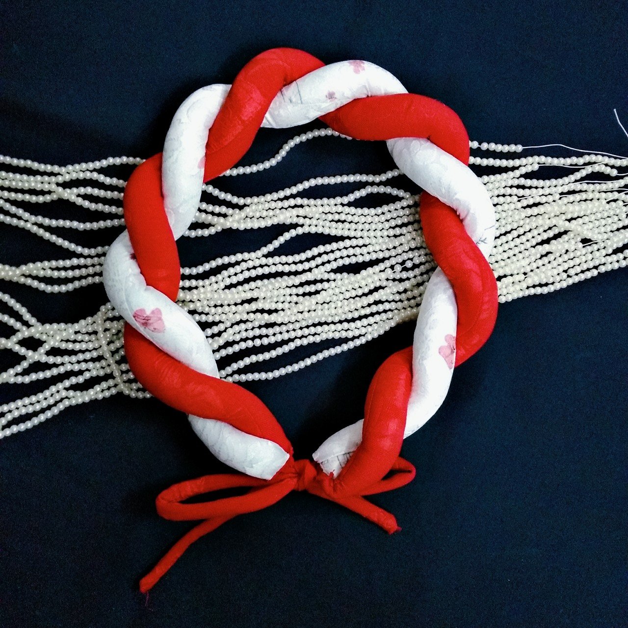 Mấn đội áo dài handmade