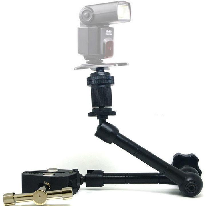 Kẹp cỡ lớn + Khớp nối xoay đa chiều Magic Arm 11″