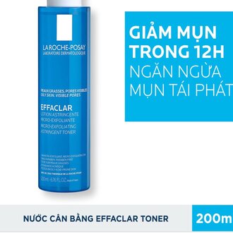 [HCM]Nước cân bằng Da TONER LAROCHE POSAY EFFACLAR