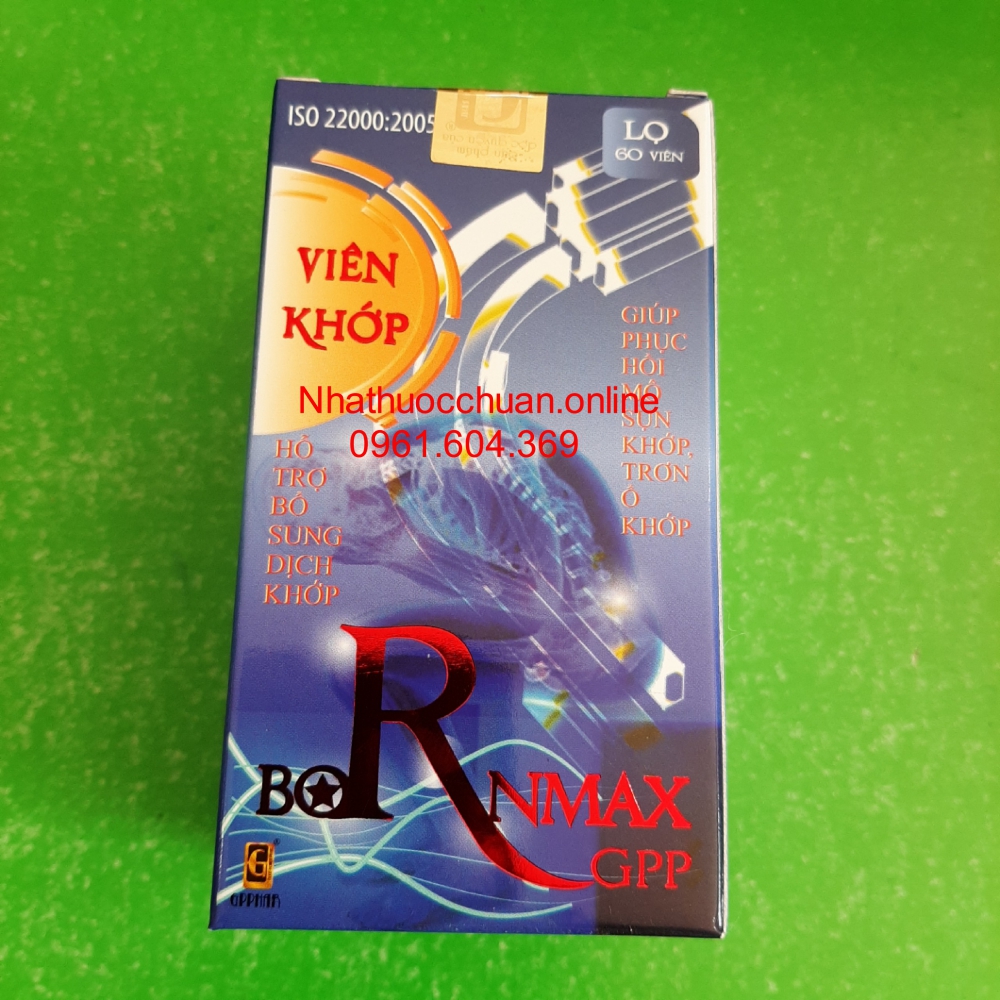 Viên Khớp Bornmax Gpp (Lọ 60V)