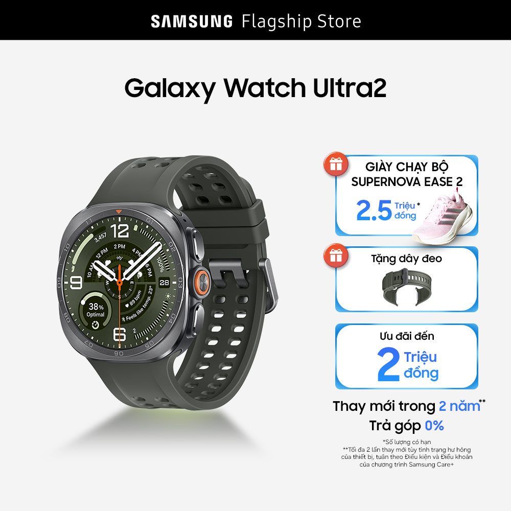 [Tặng Kèm Watch Strap] Đồng hồ thông minh Samsung Galaxy Watch Ultra2, Galaxy AI