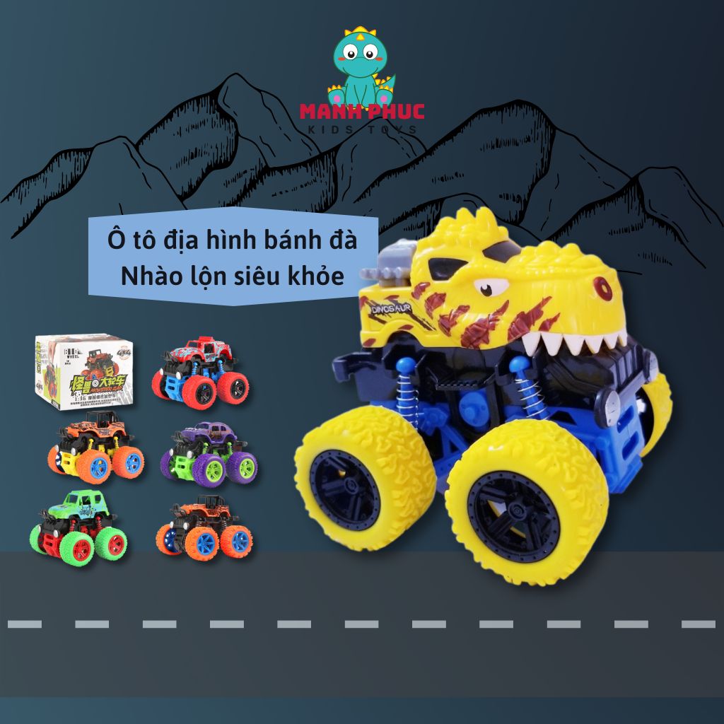 Ô tô đồ chơi quán tính , xe ô tô chạy đà, ô tô địa hình bằng nhựa chạy đà