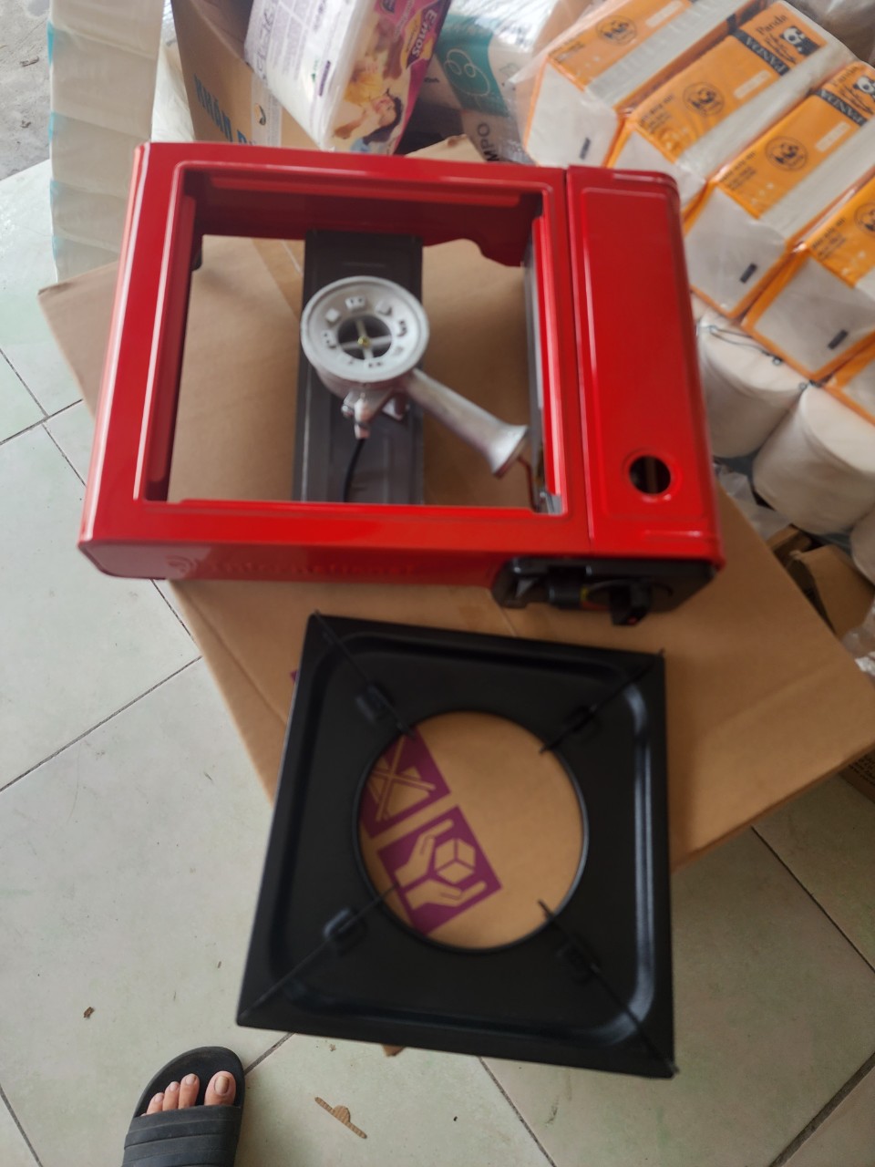BẾP GA MINI DU LỊCH INOX