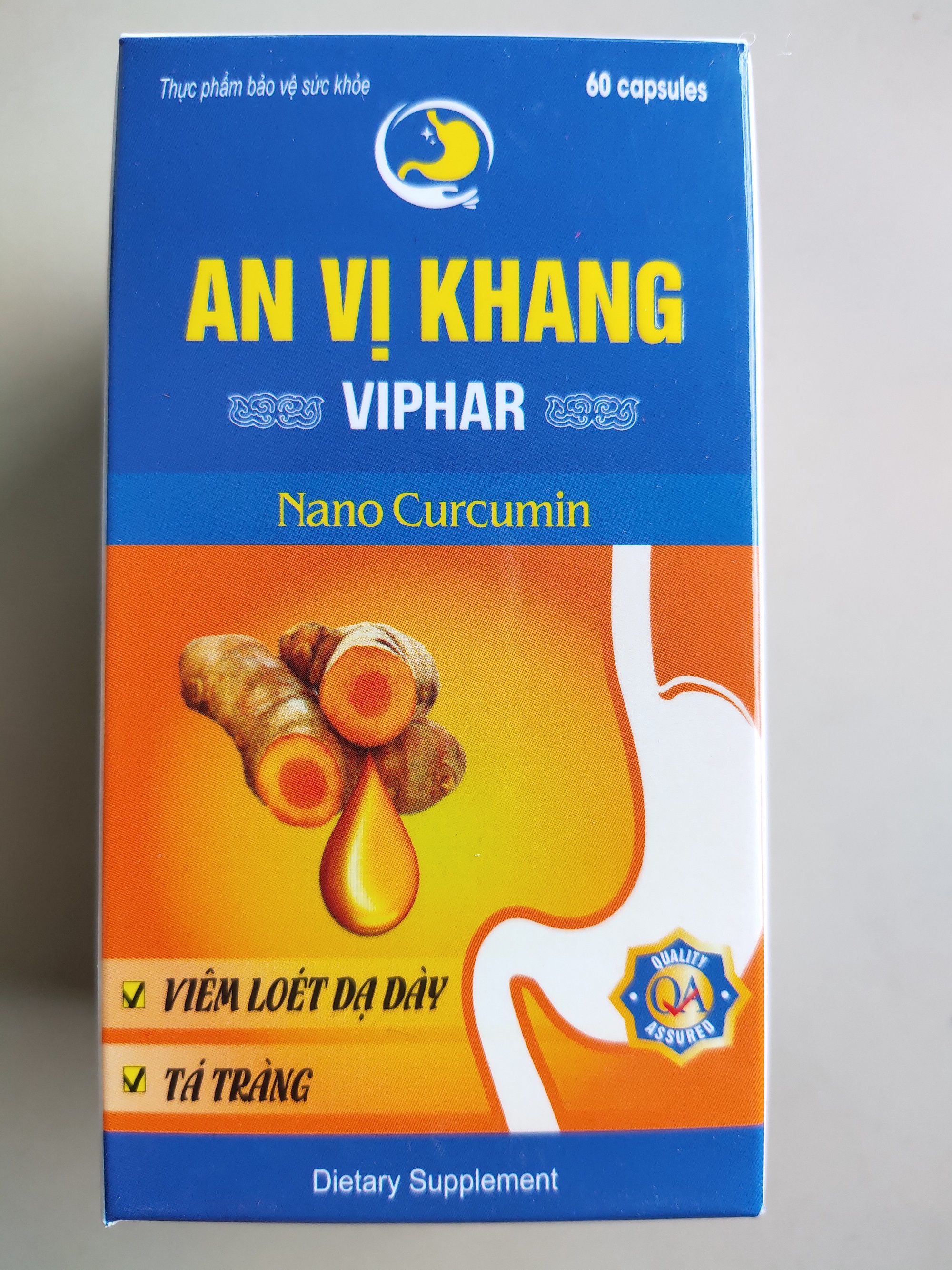 An vị khang (Curcumin Nano) - Viêm loét dạ dày, tá tràng