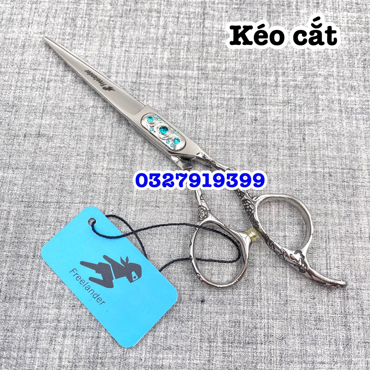Freelander Kéo cắt tỉa tóc cao cấp Freelander 6.0 in HH thép nhật S440C độ cứng trên 62HRC sắc bén thiết kế tay cầm thuận tiện