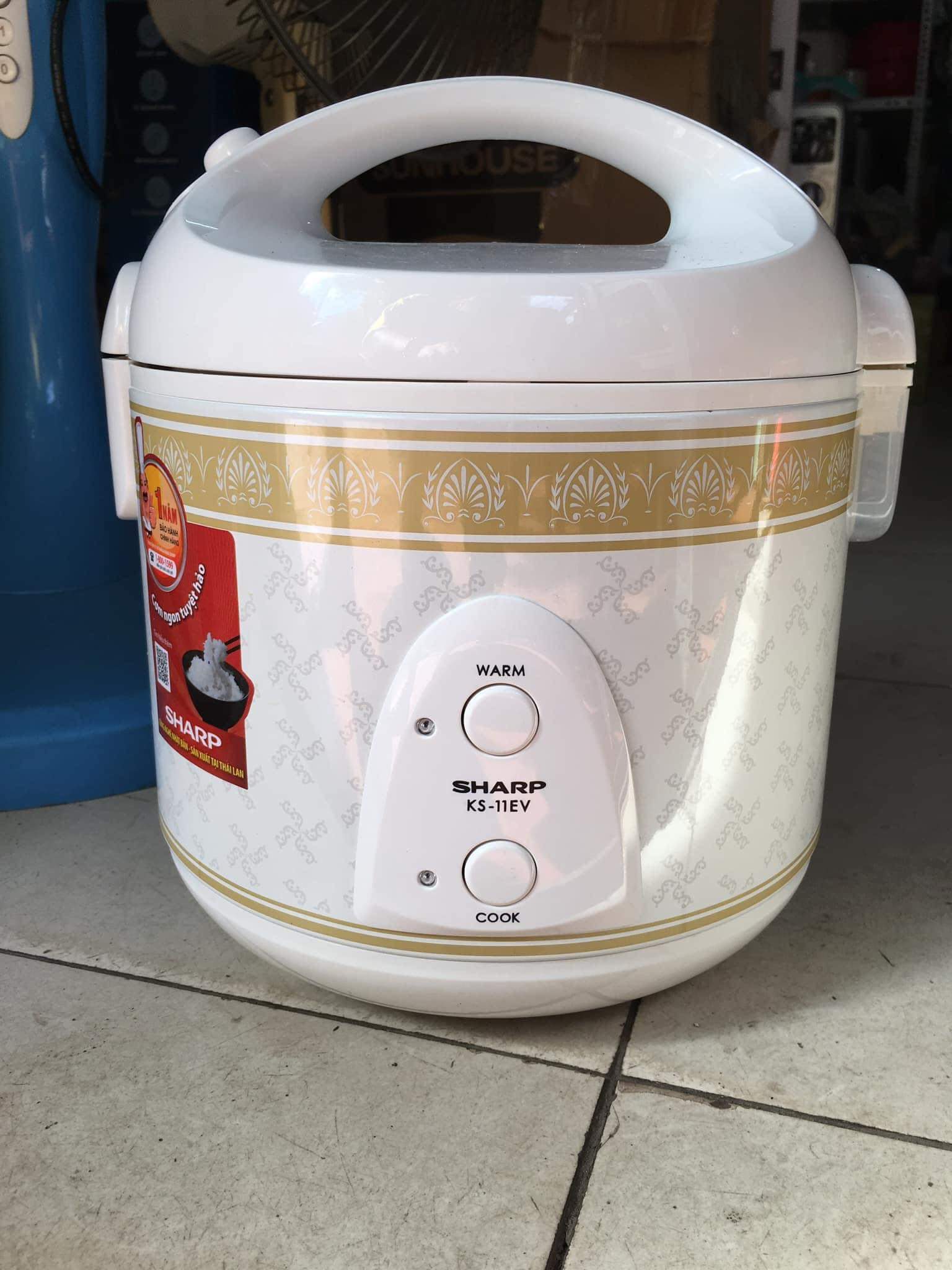 NỒI CƠM ĐIỆN SHARP THÁI LAN 1,2 LÍT[HÀNG TRƯNG BÀY MỚI 99%][GIẢM GIÁ]