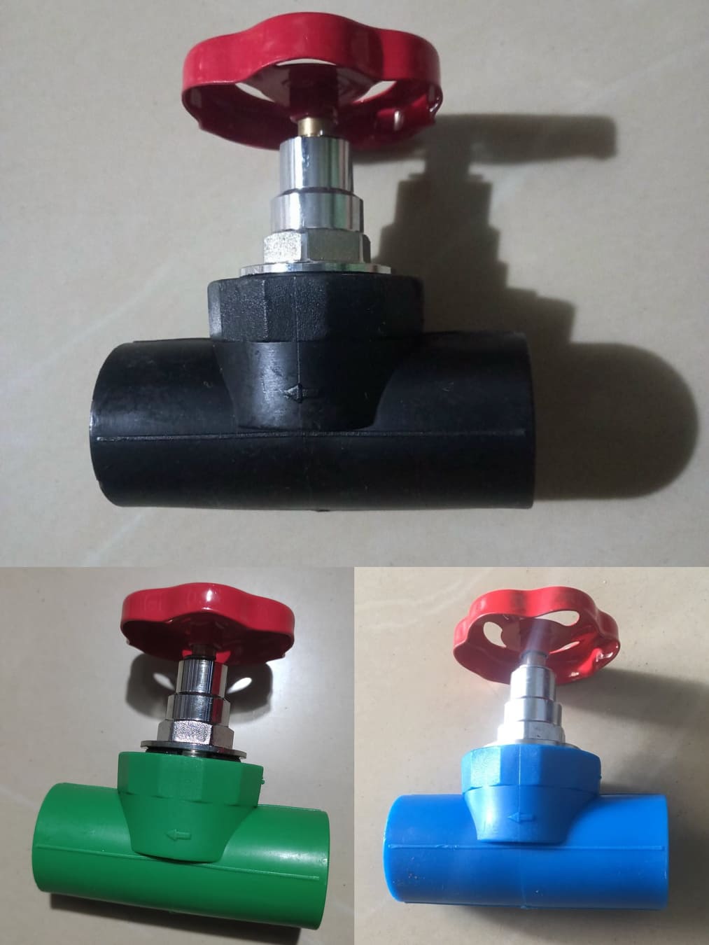 Van khóa ống nhiệt PPR Phi 20,25 - Van mở 50%