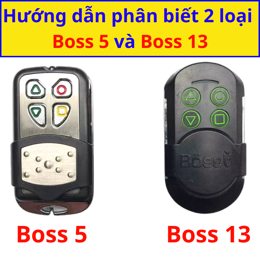 Chìa khóa Remote Cửa Cuốn Bosdoor 5