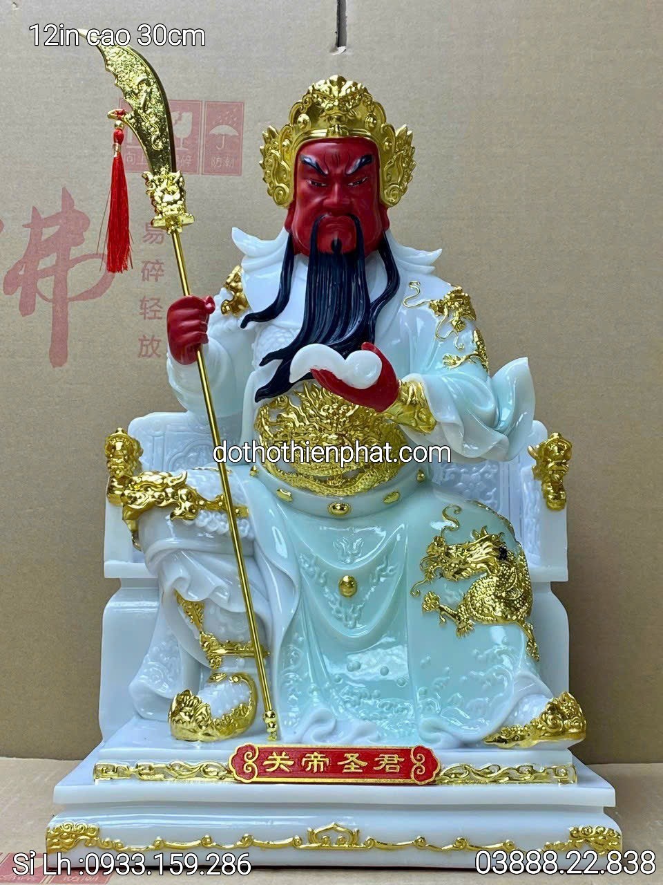 Tượng Quan Công Đá Hàng Nhập Loại 1 Sỉ Lh