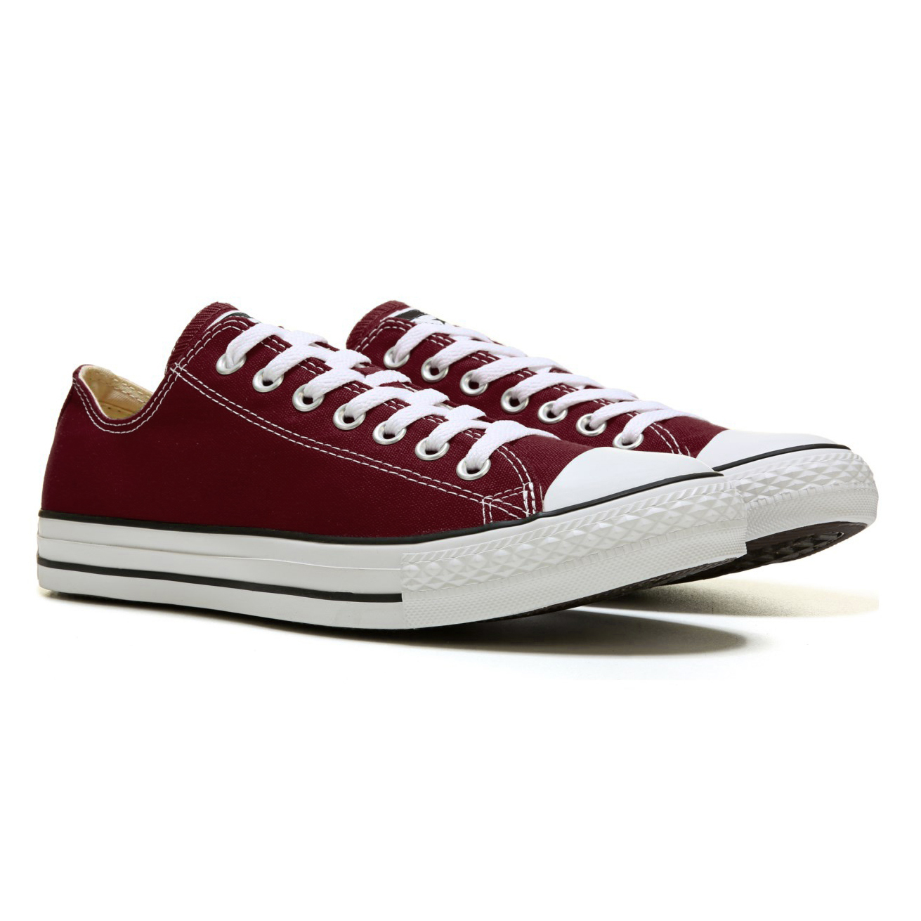 [HCM]Giày Sneaker Cổ Thấp CVS Nam Màu Đỏ Mận
