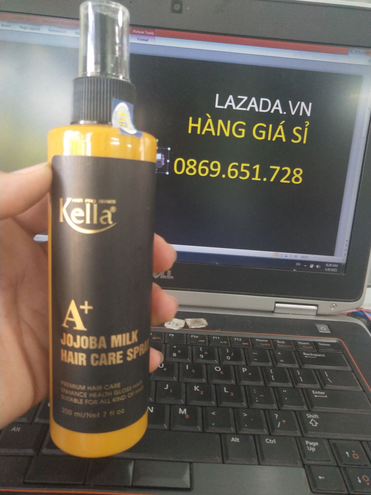 [HCM]Sữa dưỡng tóc cao cấp Kella Jojoba Milk A+ 200ml