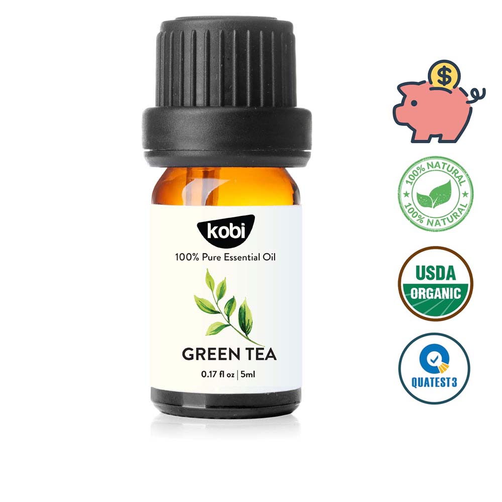 Tinh dầu Trà Xanh Kobi Green Tea essential oil giúp chăm sóc da hiệu quả - 5ml