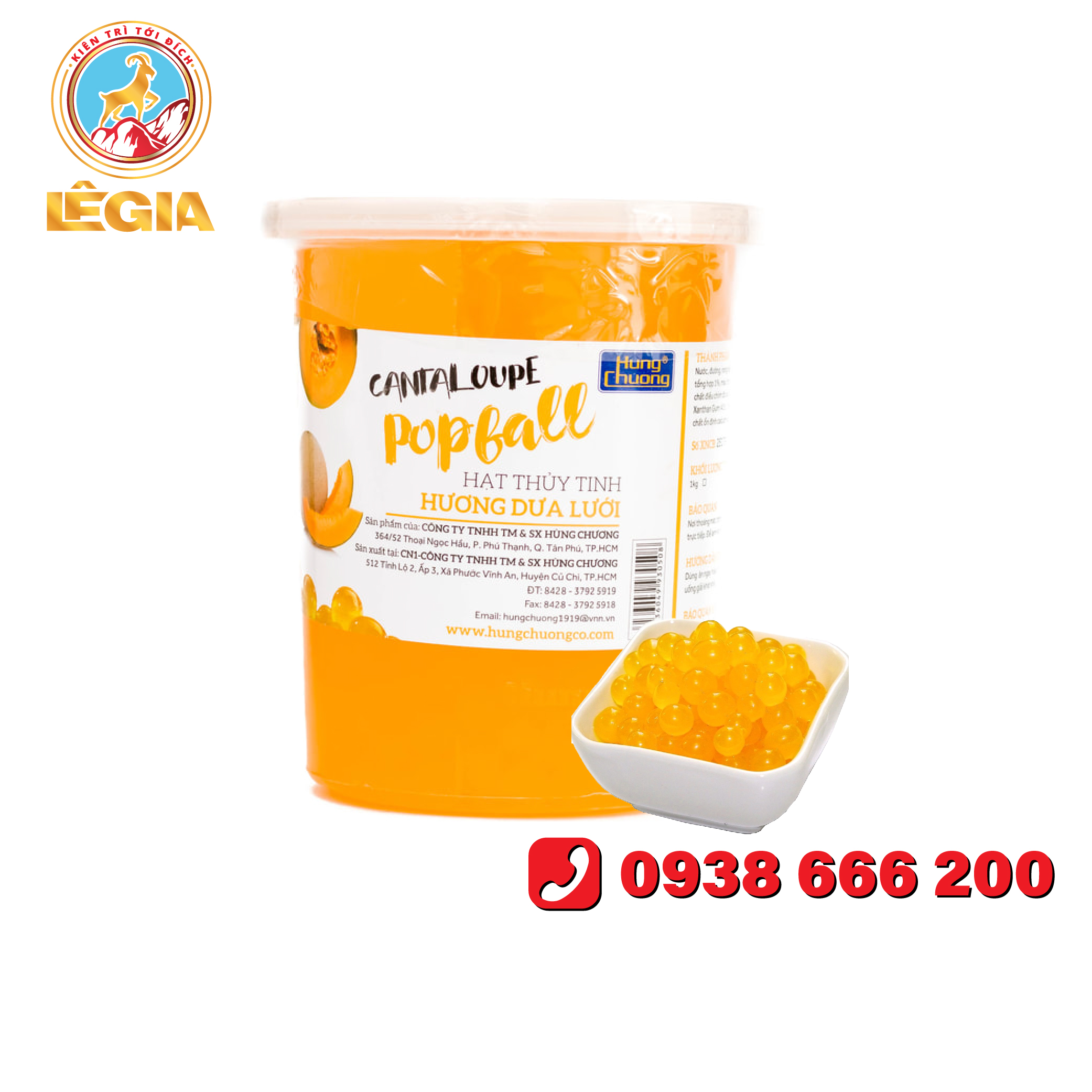 Hạt Thủy Tinh Hương Dưa Lưới 1KG ( Hùng Chương )