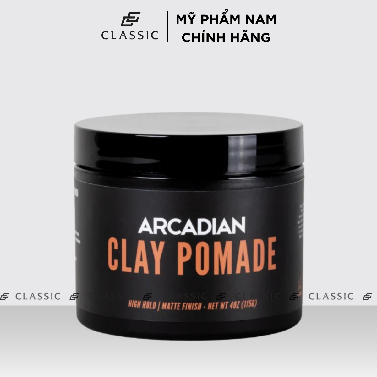 Sáp Vuốt Tóc Arcadian Clay Pomade 115g