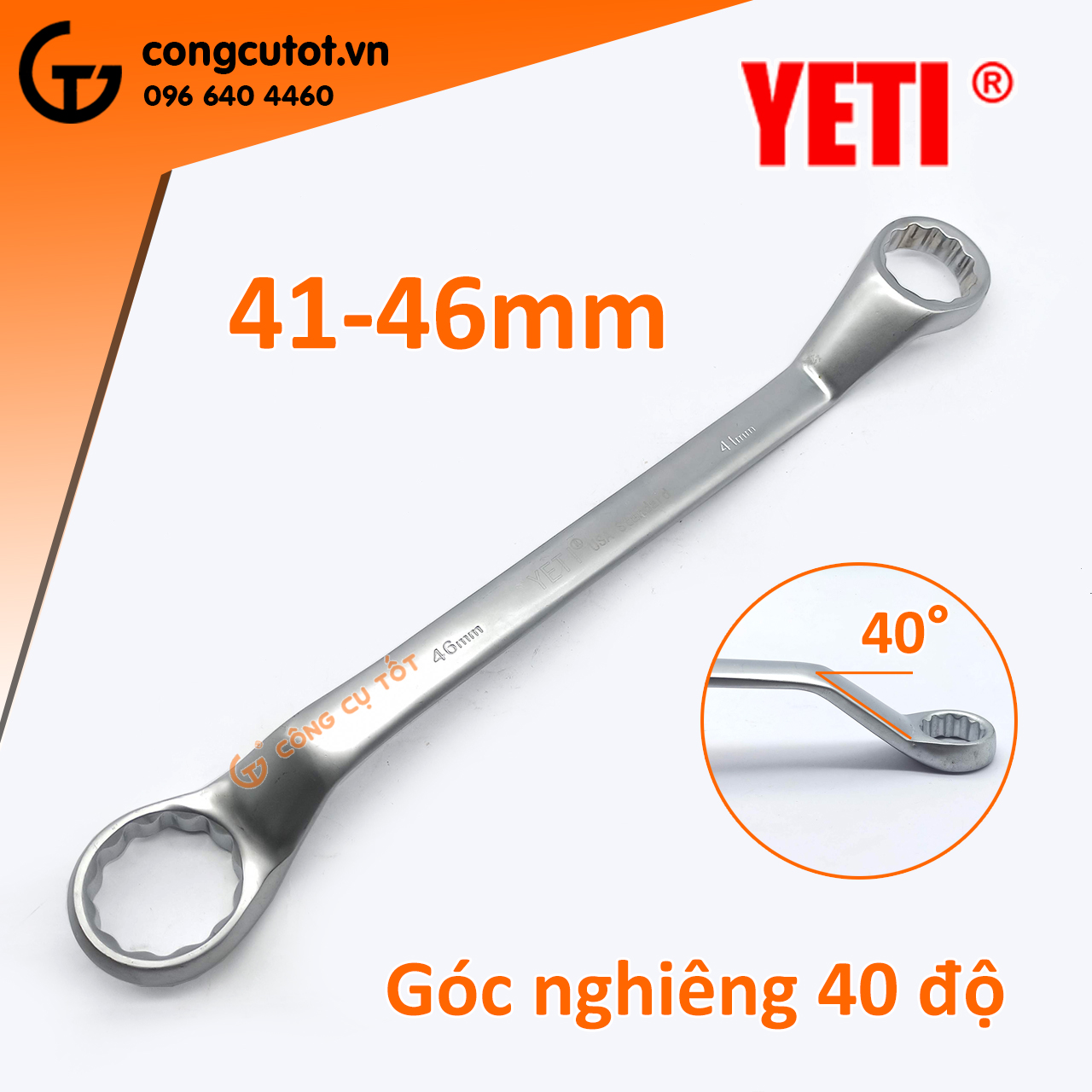 Cờ lê 2 vòng miệng tròn YE.TI