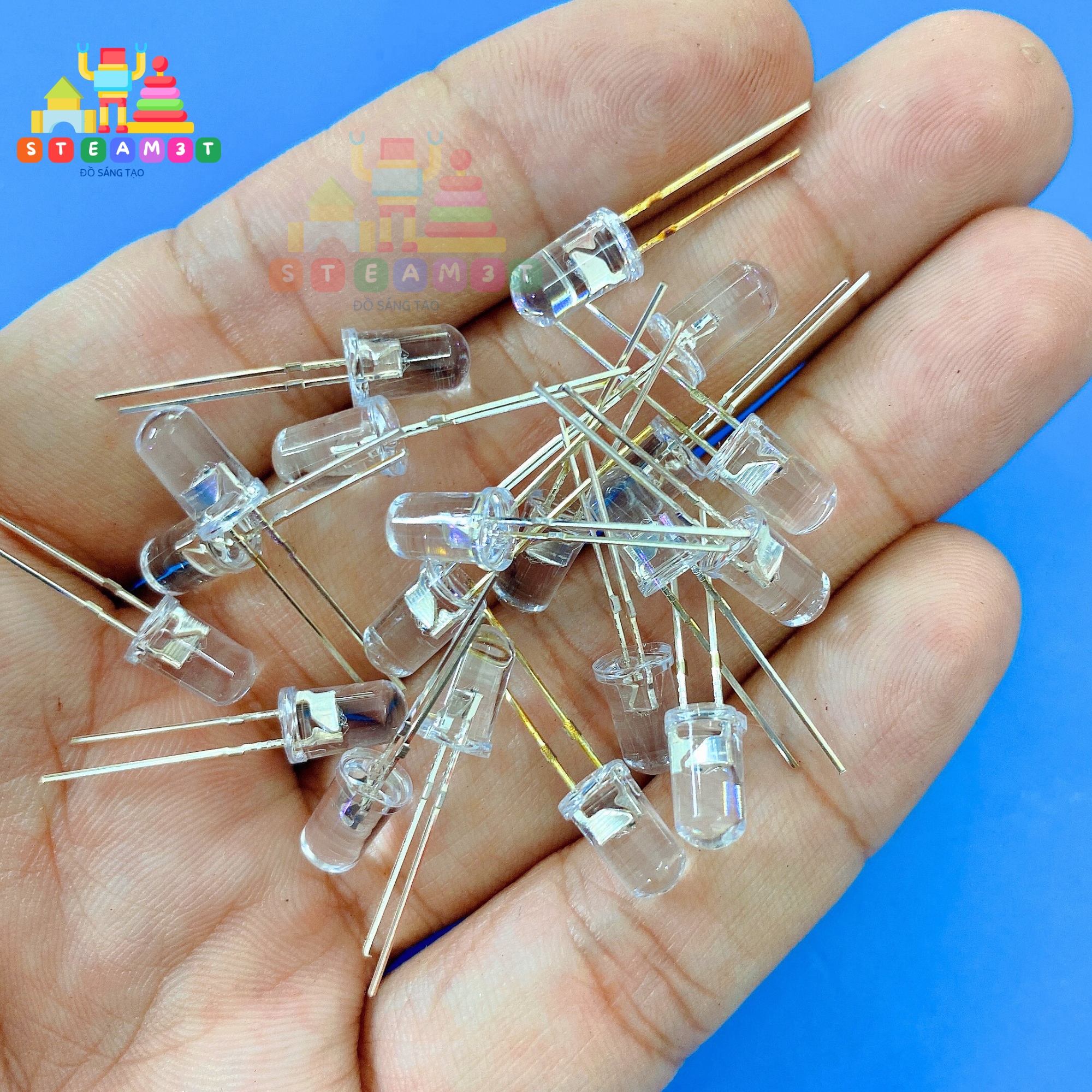 LED 7 màu 5MM NHẤP NHÁY 2 CHÂN - LK0579