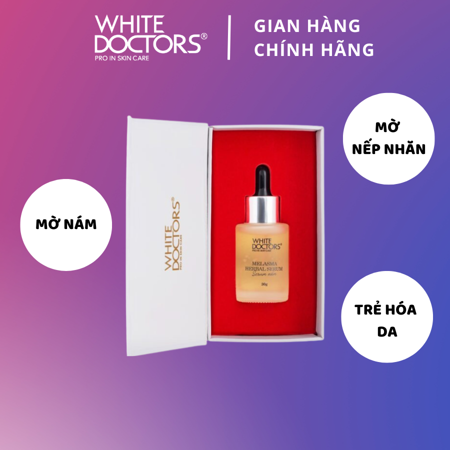 Bộ ba sản phẩm trị nám da ban đêm White Doctors
