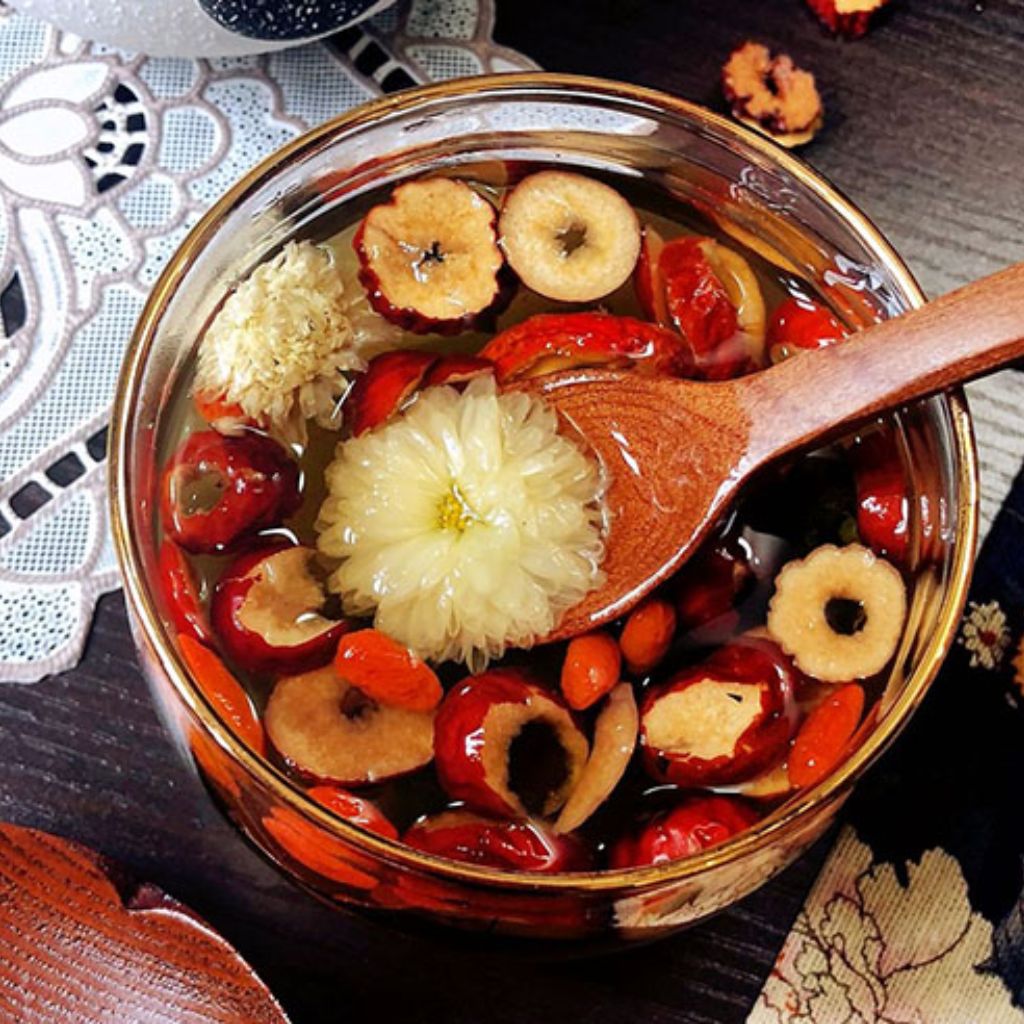 Táo đỏ cắt lát sấy khô không hạt