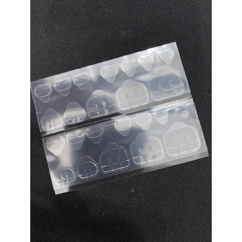 [HCM]Miếng dán móng silicon nail vỉ dán móng silicon