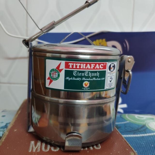 [HCM] Camen 2 ngăn tithafac inox cao cấp IN - NT