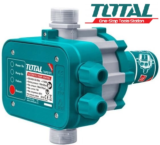 [HCM]Rơ le Relay cho máy bơm nước điều khiển tự động 10Bar 10A Automatic Pump Control TOTAL Chính hãng TWPS101 WAPS001