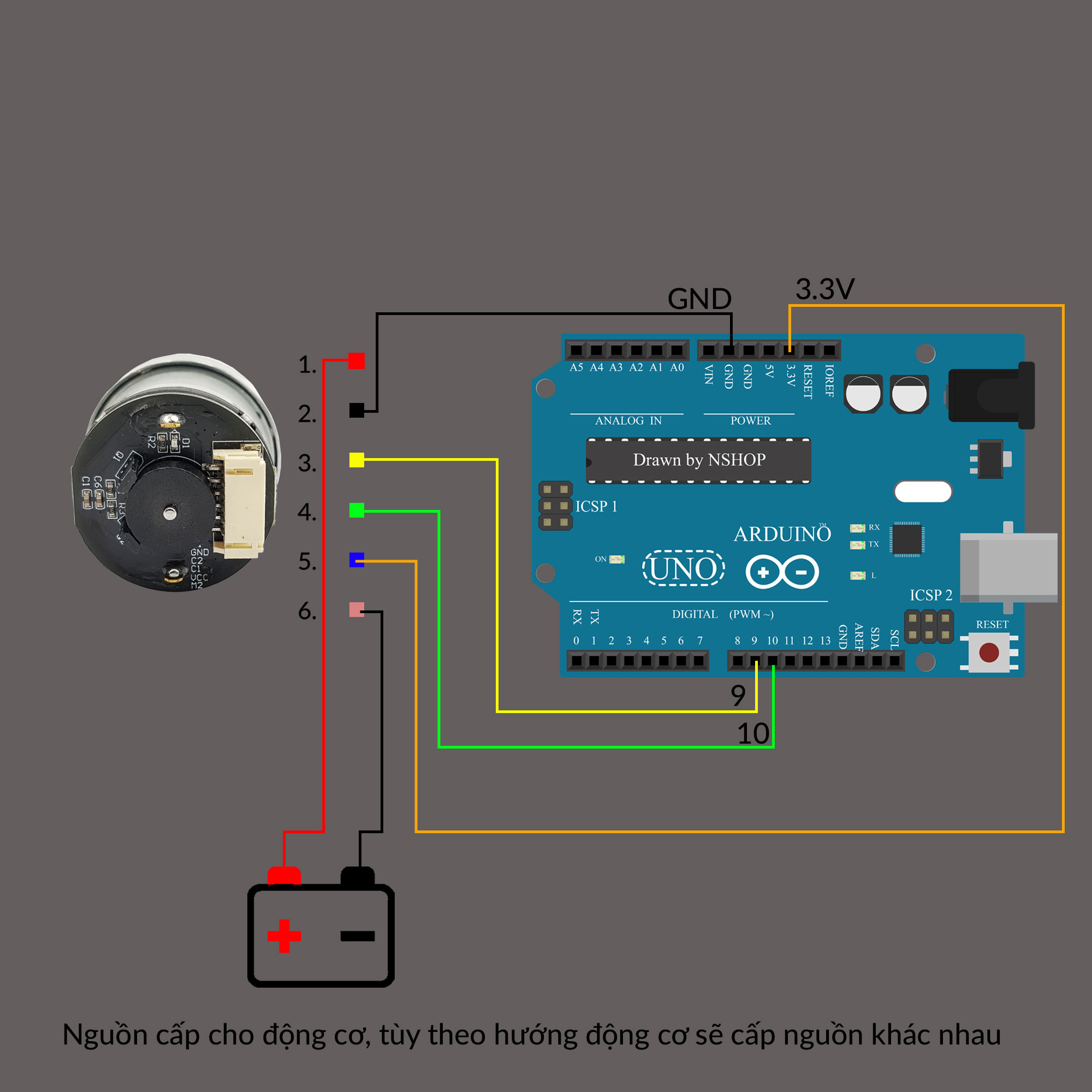 Động Cơ DC Servo Giảm Tốc JGB37