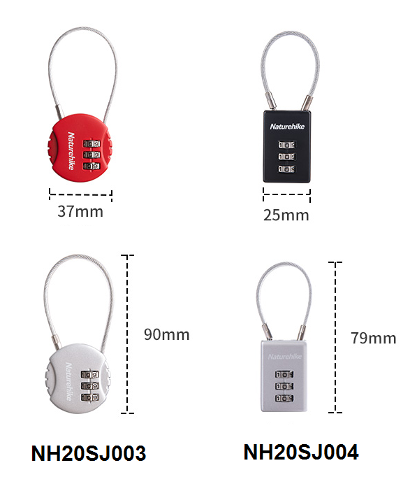 Khóa số vali NatureHike NH20SJ003