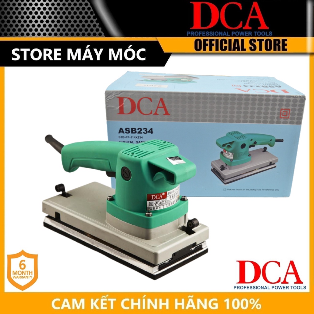 Máy chà nhám rung 520w dca asb234 - hàng chính hãng