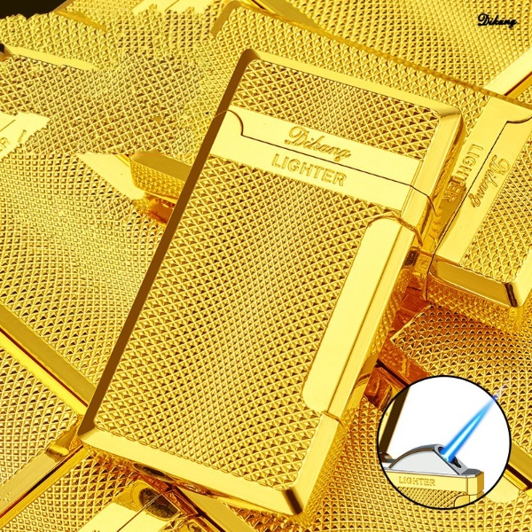 Bật Lửa Hộp Quẹt Gas Khò HP132 Đánh Lửa Xéo Chống Gió Tốt ( Xài Gas ) ( Không Gas)