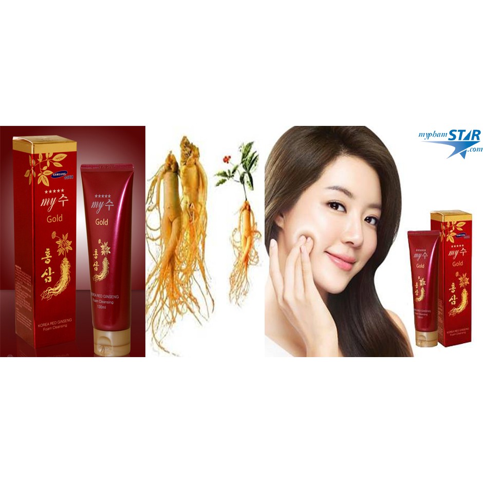 Sữa rửa mặt sâm đỏ Hàn Quốc