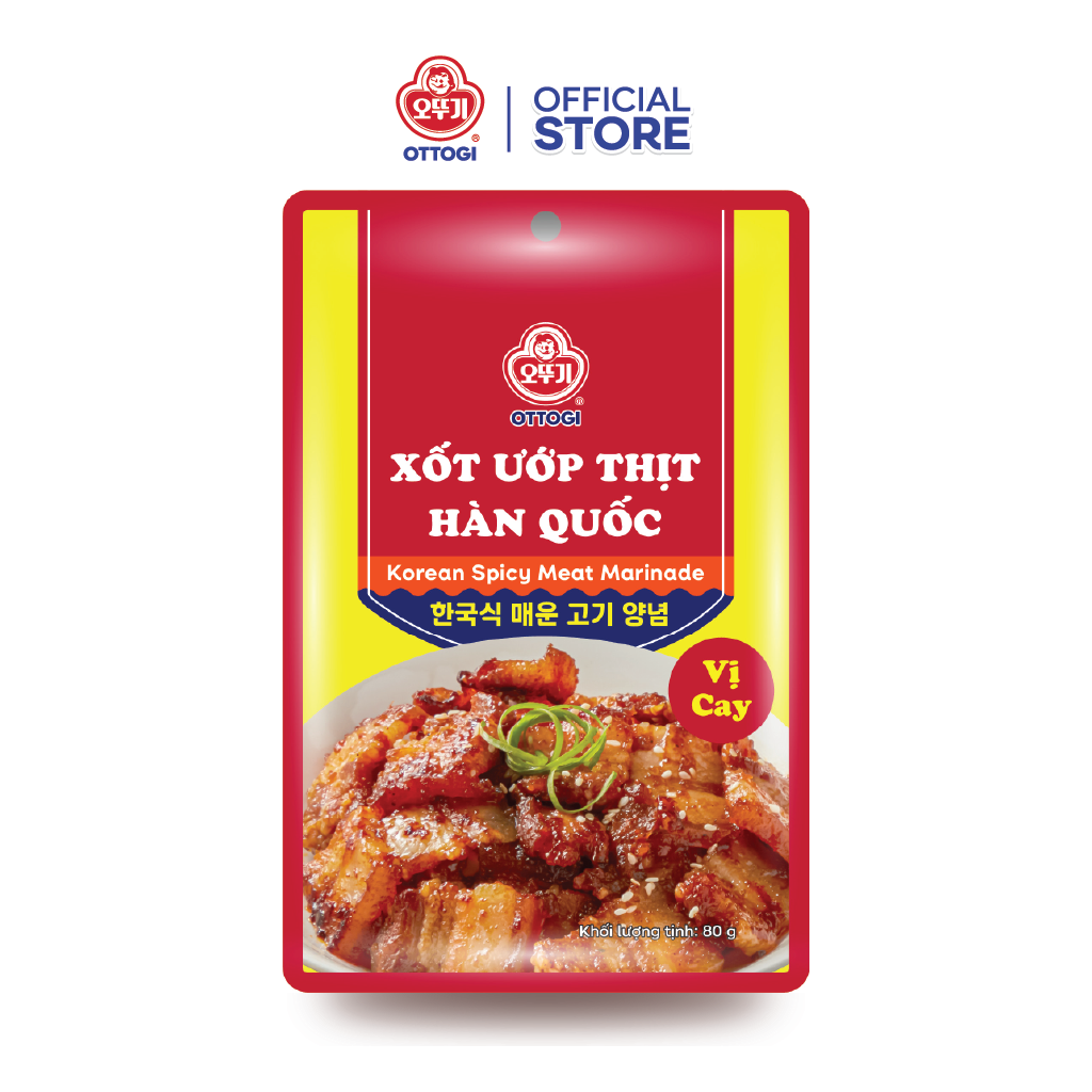 Xốt Ướp Thịt Hàn Quốc Vị Cay Otoki 80g