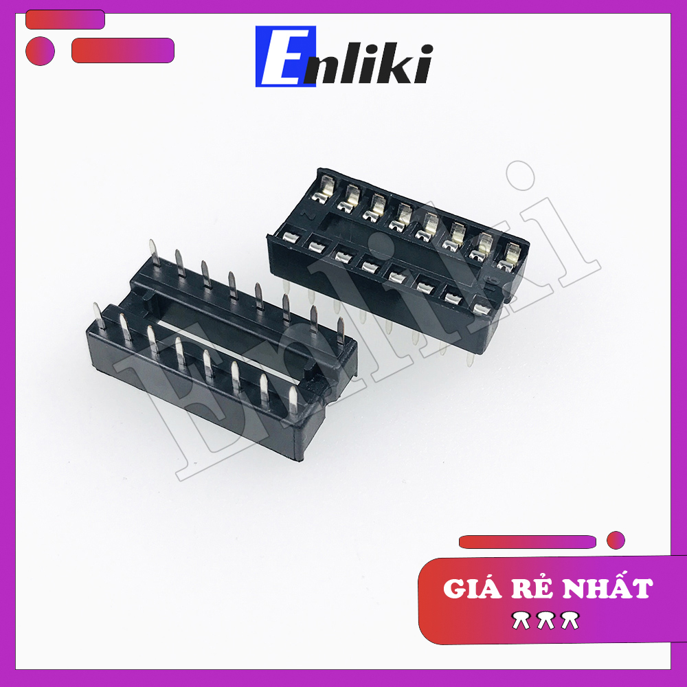 2 Chiếc Đế IC DIP 16 - 16 Chân