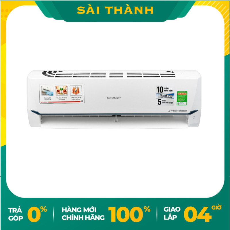[ Miễn phí giao hàng HCM]  Máy lạnh Sharp Inverter 1 HP AH-X9XEW   - Bảo hành chính hãng - Giao 4H HCM