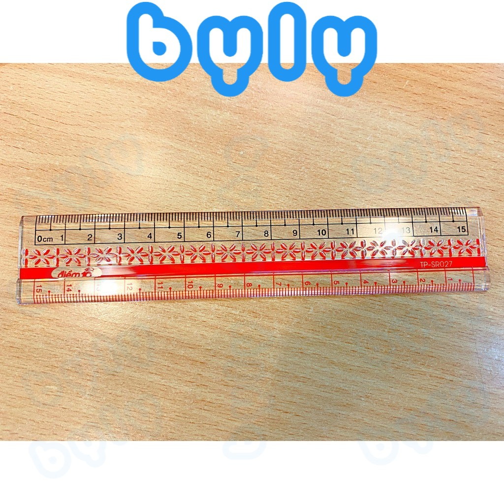 Thước kẻ 15cm cứng Thiên Long Điểm 10 TP-SR027
