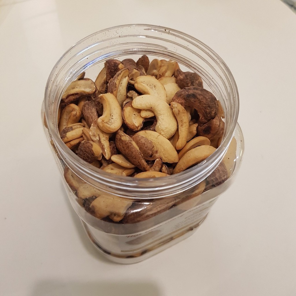 Hạt điều bể vỏ lụa rang muối 500g - hạt điều rang muối bình phước