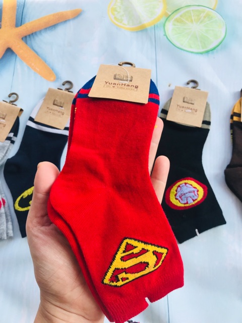 Combo 5 đôi tất Siêu Nhân cho bé yêu