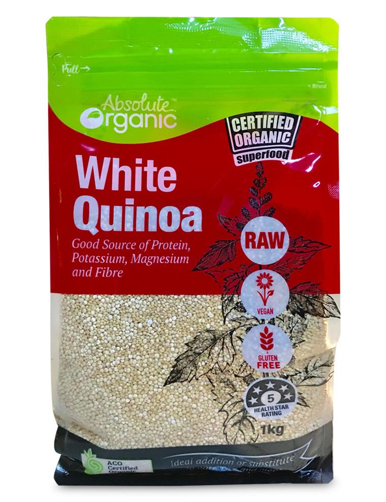 Hạt Diêm Mạch Organic Quinoa Của Úc Absolute Organic (1kg),