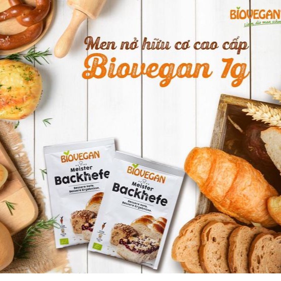 Bột nở và men nở hữu cơ 17gr - Biovegan