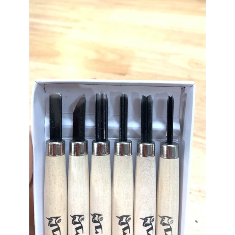 Bộ Dao Khắc Gỗ 6 Cây