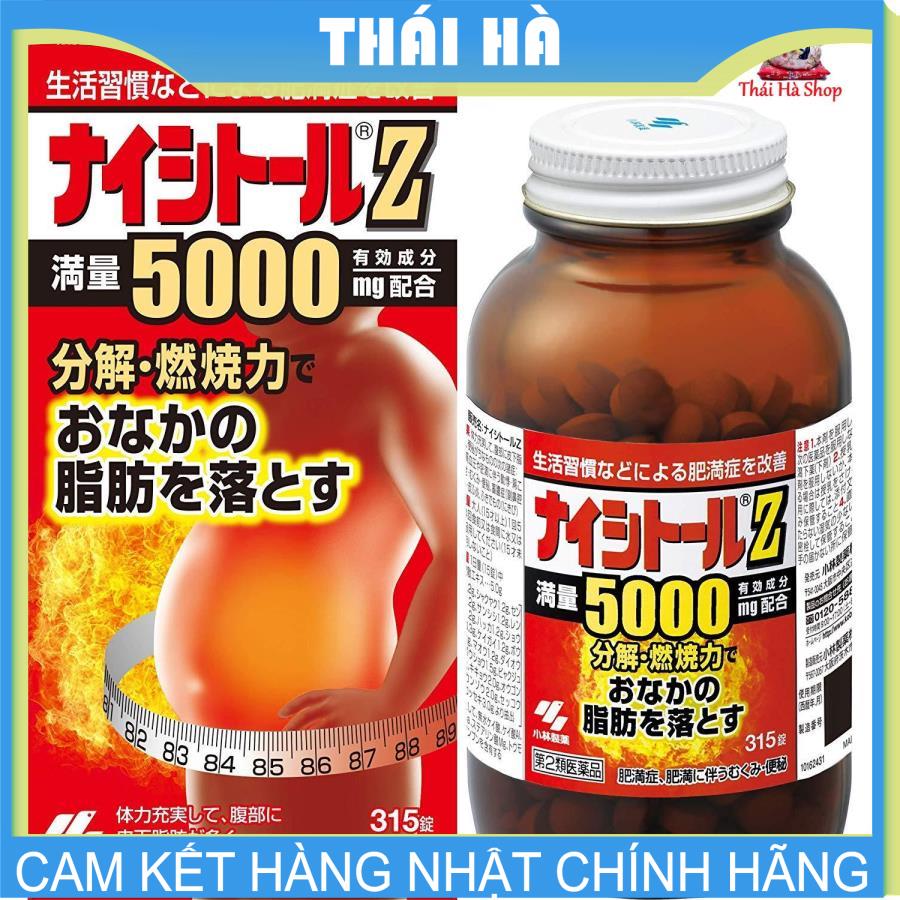 Viên giảm cân mỡ bụng Kobayashi Z 5000 315 viên