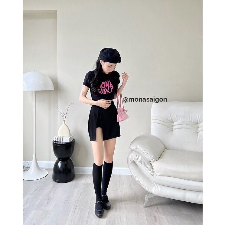 [VOUCHER 12%/149K] Áo croptop thun MONÁ - MONA