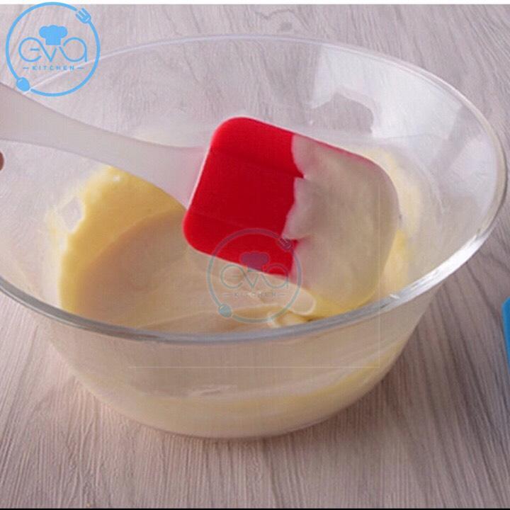 [HCM]Dụng Cụ Làm Bánh Cây Trộn Và Vét Bột Silicon Mềm